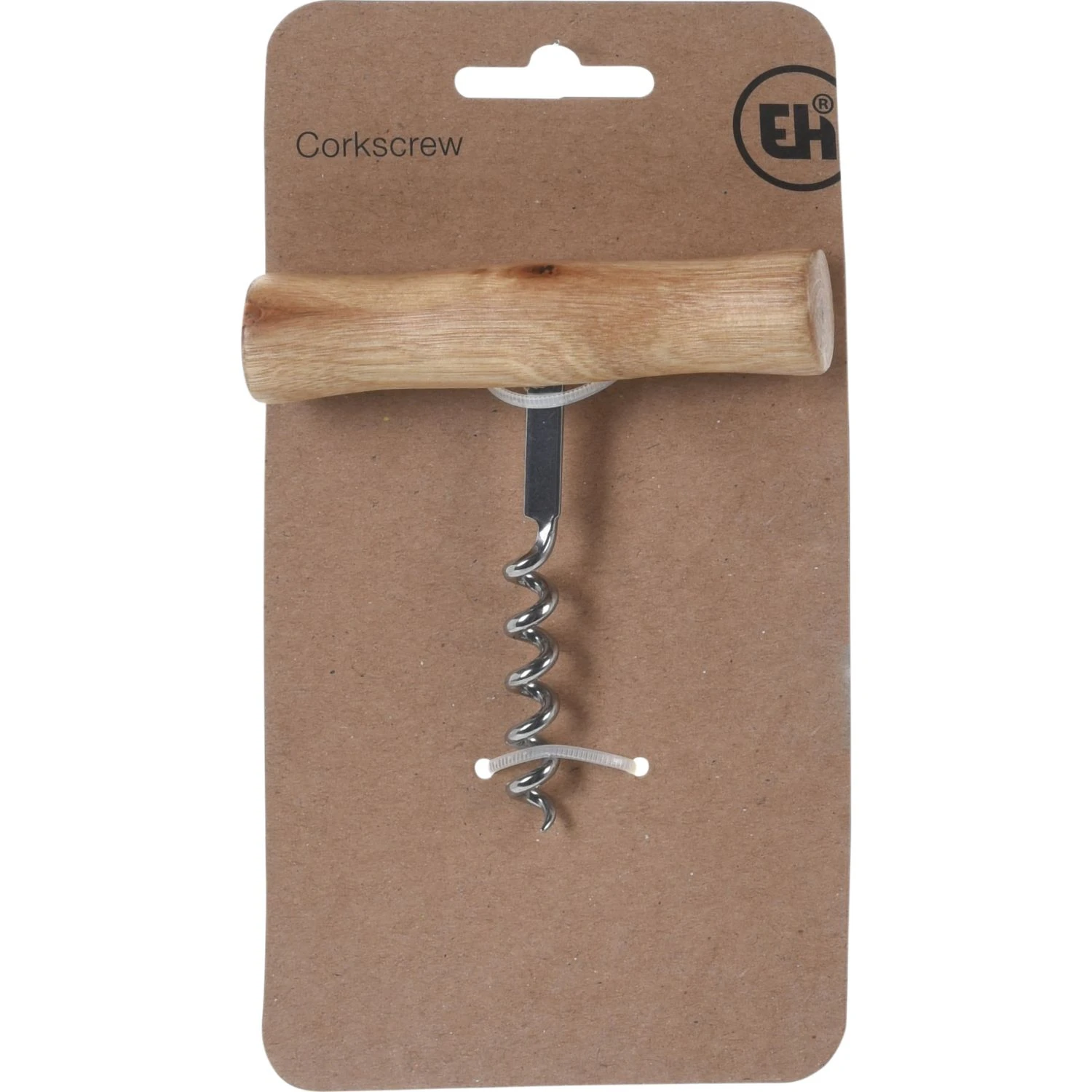 Excellent Houseware Kurkentrekker Met Houten Handvat 1 Excellent Houseware Kurkentrekker Met Houten Handvat