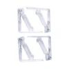 Tafelkleedklem Plastic Transparant 4st.