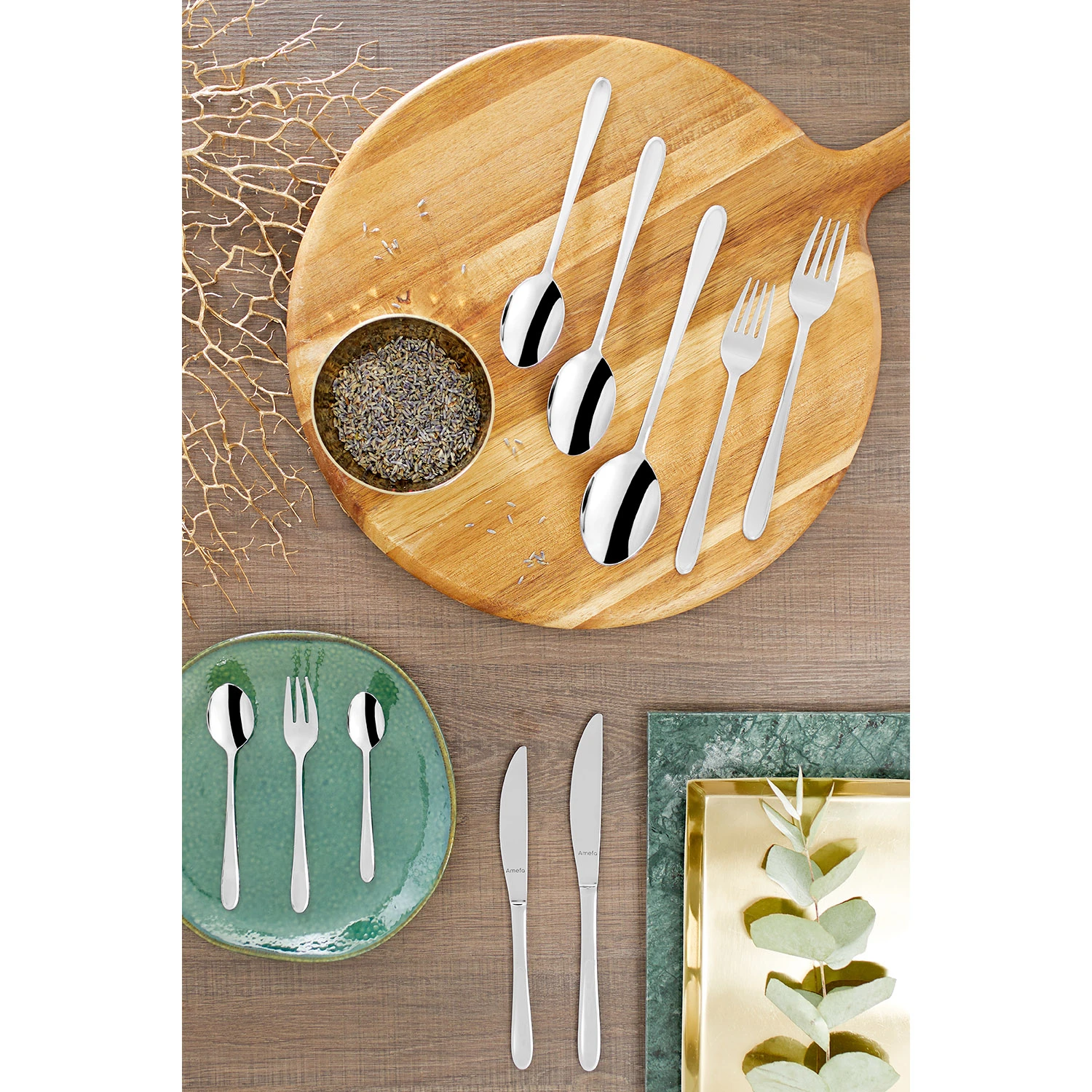 Amefa Bestekset Monaco 24-delig 2 Amefa Bestekset Monaco 24-delig - Afbeelding 2