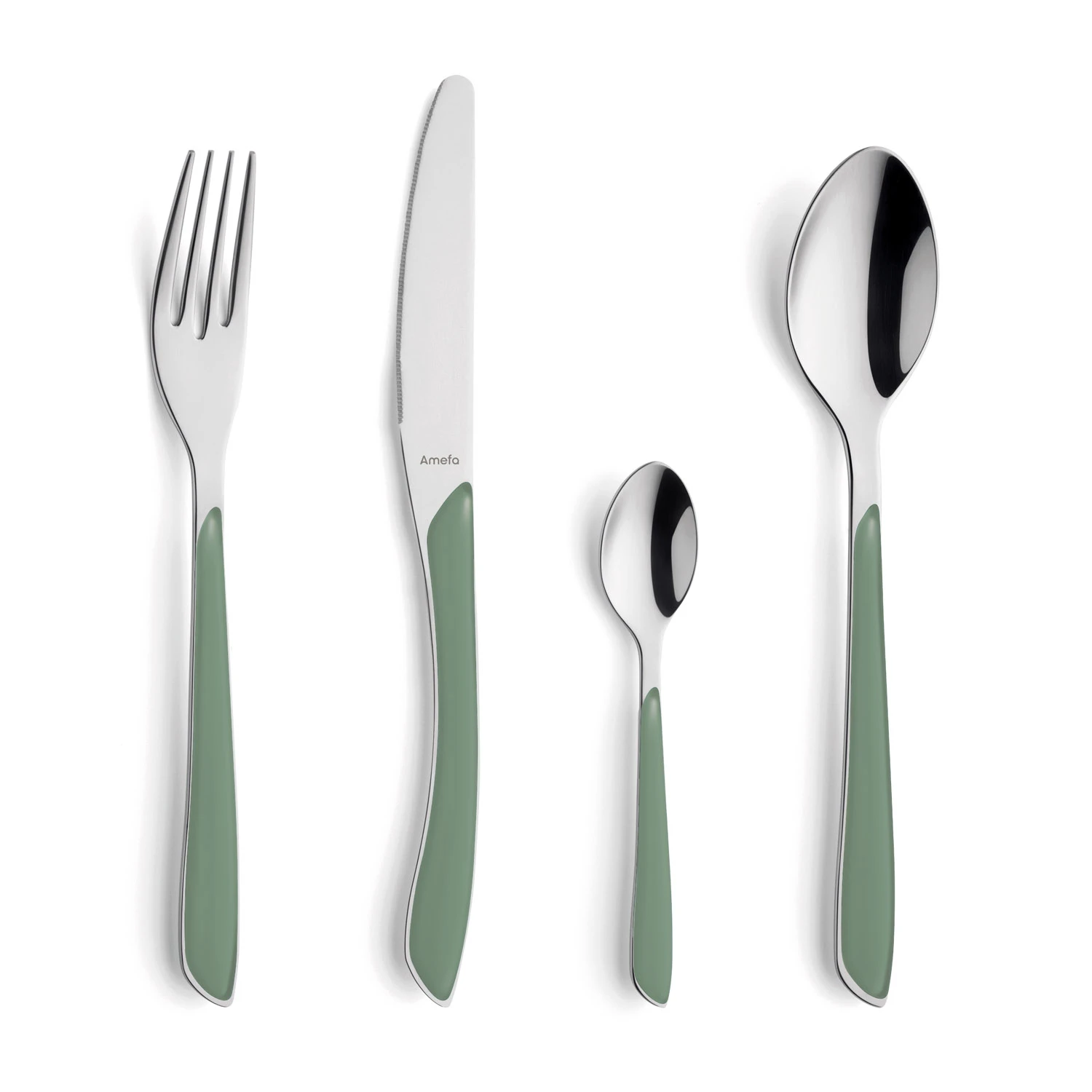 Amefa Bestekset Eclat 24 Delig Green 2 Amefa Bestekset Eclat 24 Delig Green - Afbeelding 2