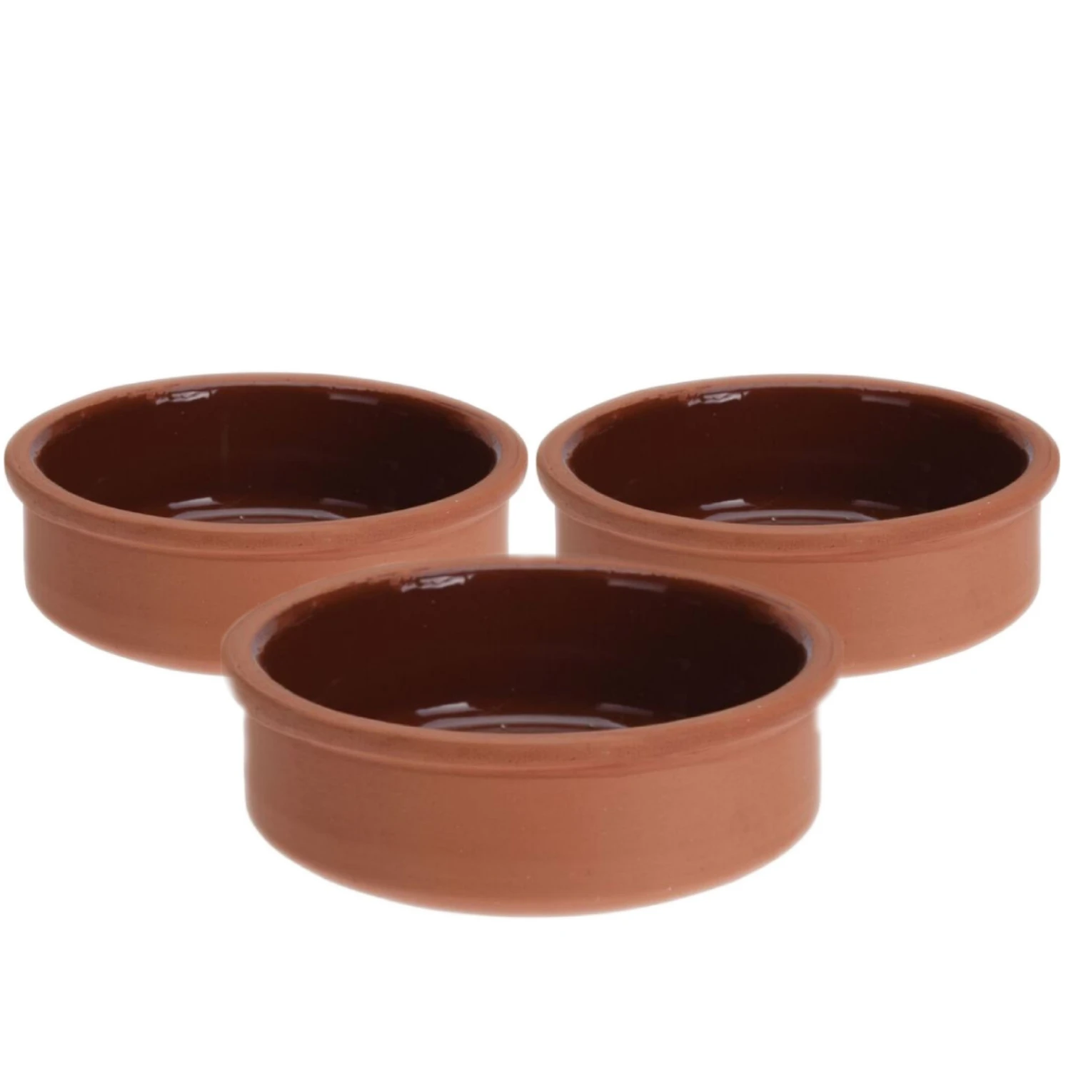 Excellent Houseware Tapasschalen Terracotta3 Stuks 1 Excellent Houseware Tapasschalen Terracotta3 Stuks