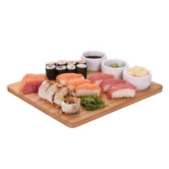 Sushiset Bamboe Porselein 4-delig 9 Sushiset Bamboe Porselein 4-delig -Dutch Rose winkel 104 0630 5 1