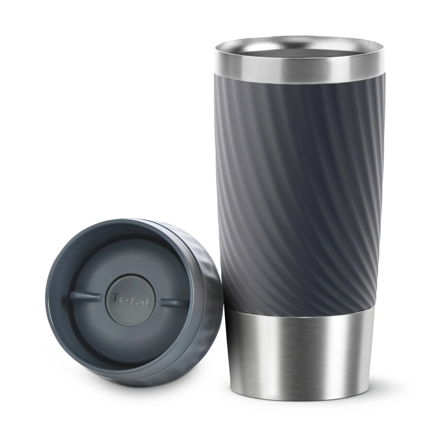 Tefal Travel Mug Easy Twist Isoleerbeker Antraciet 1 Tefal Travel Mug Easy Twist Isoleerbeker Antraciet
