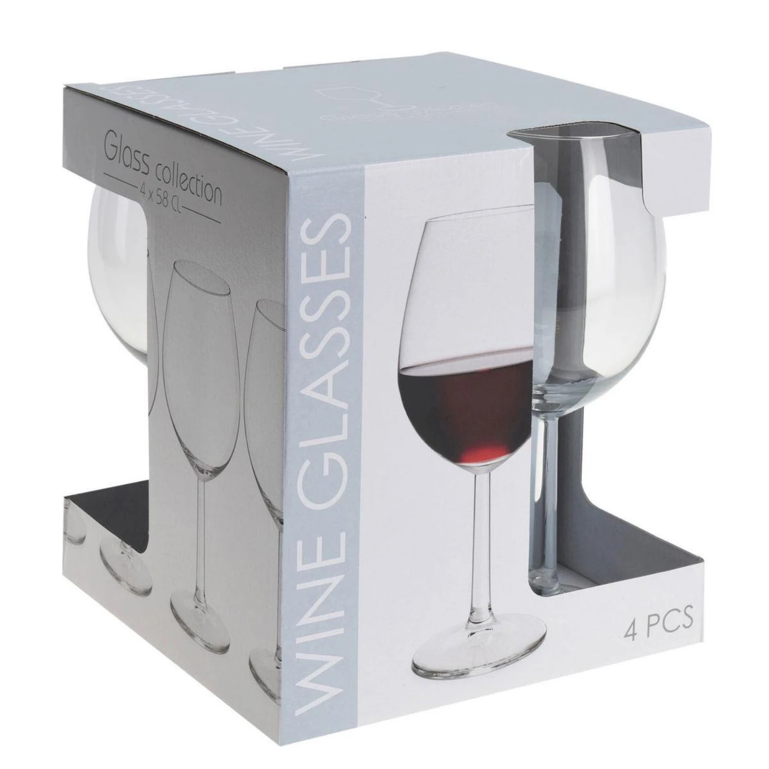 Wijnglas 58 Cl Set 4 Stuks 1 Wijnglas 58 Cl Set 4 Stuks