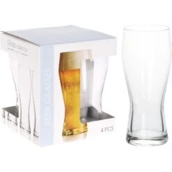Bierglas 400Ml Set 4 Stuks -Dutch Rose winkel 105 0330 1