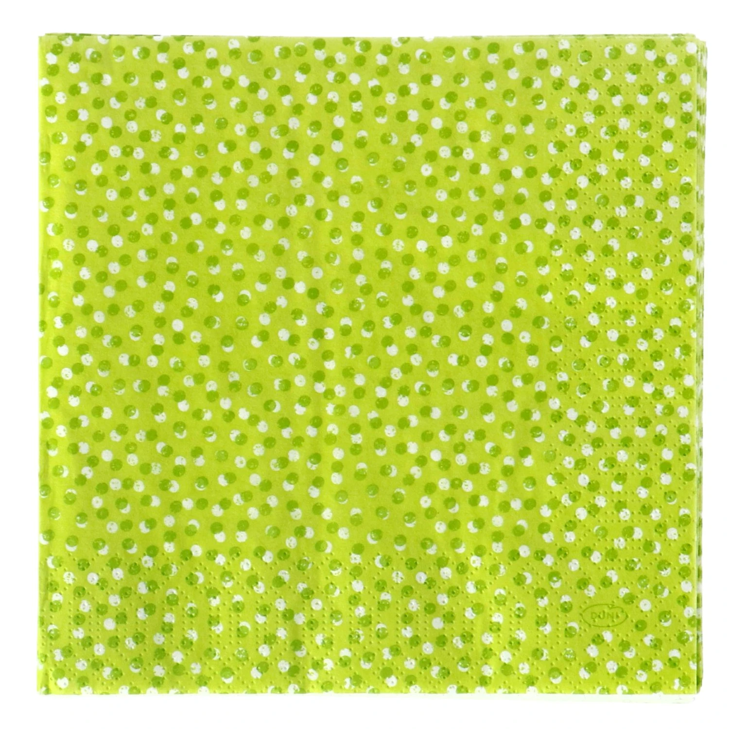 Servetten Playful Dots Kiwi 33x33 Cm 3 Servetten Playful Dots Kiwi 33x33 Cm - Afbeelding 3