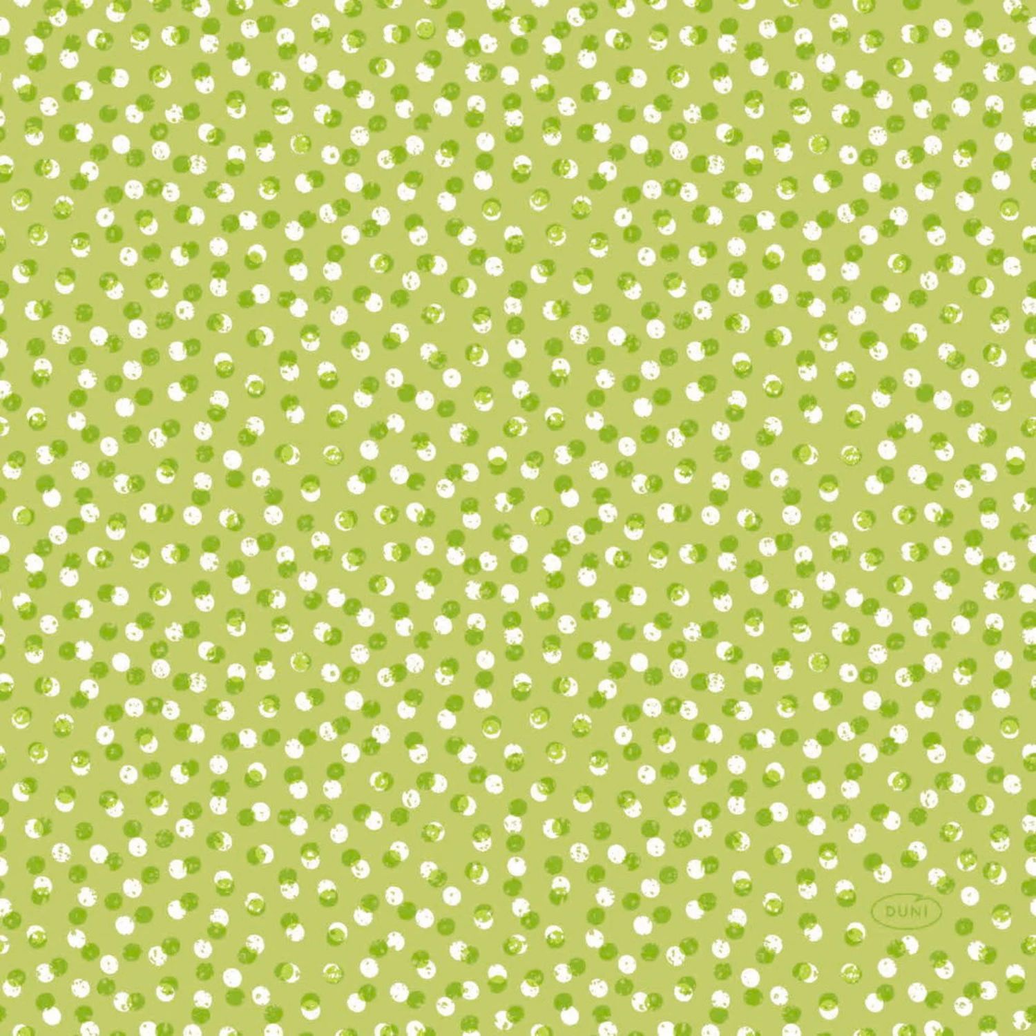 Servetten Playful Dots Kiwi 33x33 Cm 4 Servetten Playful Dots Kiwi 33x33 Cm - Afbeelding 4