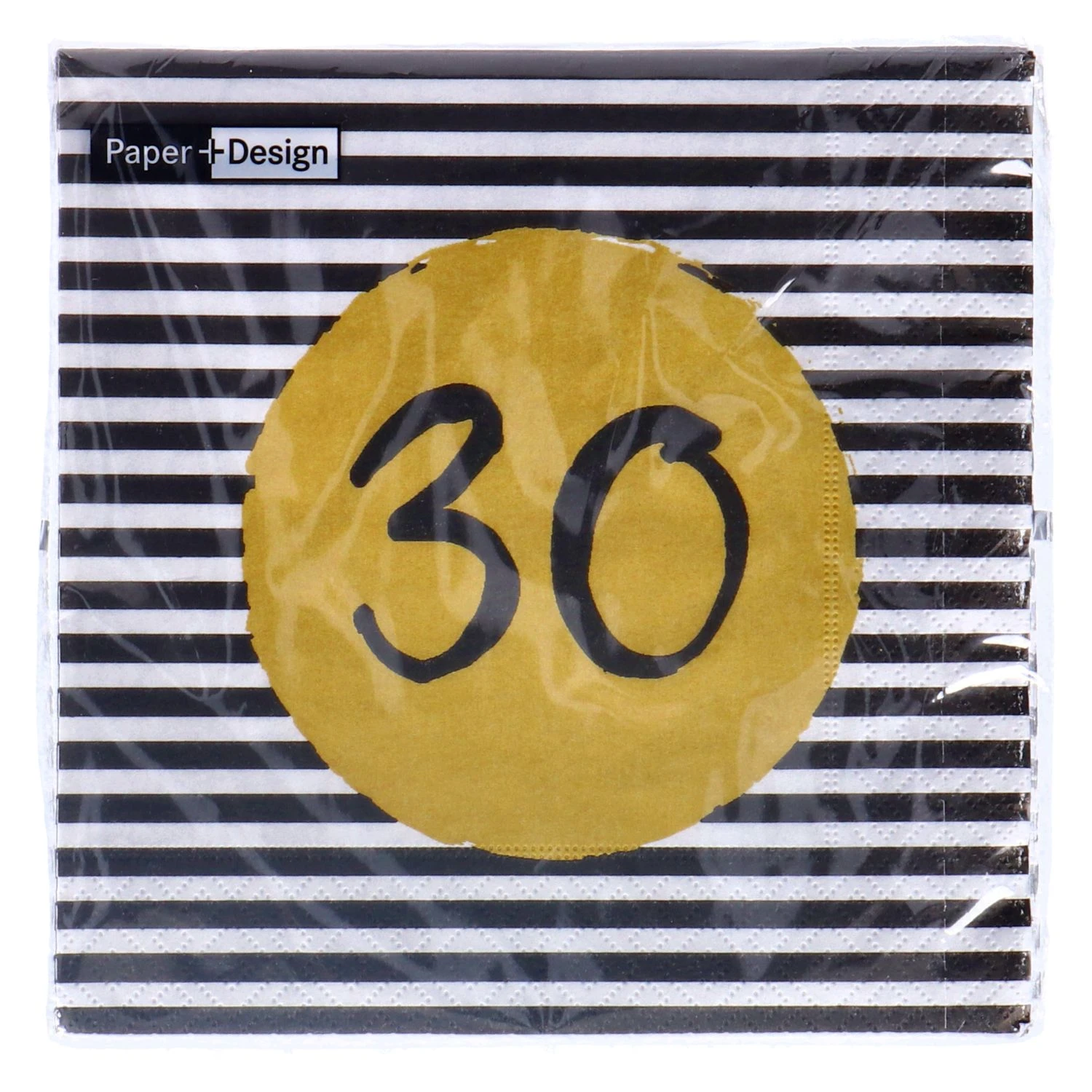 Servetten 30th Birthday 33x33 Cm 1 Servetten 30th Birthday 33x33 Cm