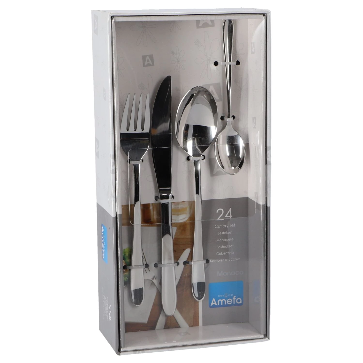 Amefa Bestekset Monaco 24-delig 4 Amefa Bestekset Monaco 24-delig - Afbeelding 4