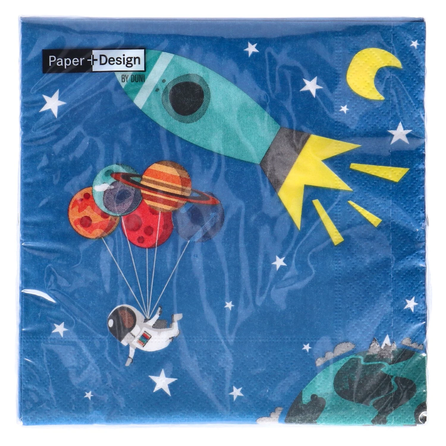 Servetten Space 33x33 Cm 1 Servetten Space 33x33 Cm